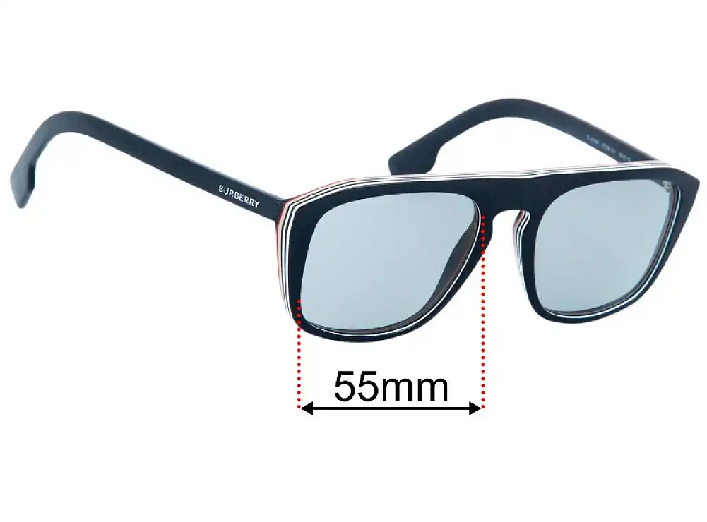 Burberry B 4286 55mm Replacement Lenses